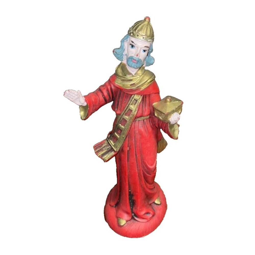 VINTAGE Christmas Nativity/Manger Replacement Figurine One Wisemen Made In Italy
